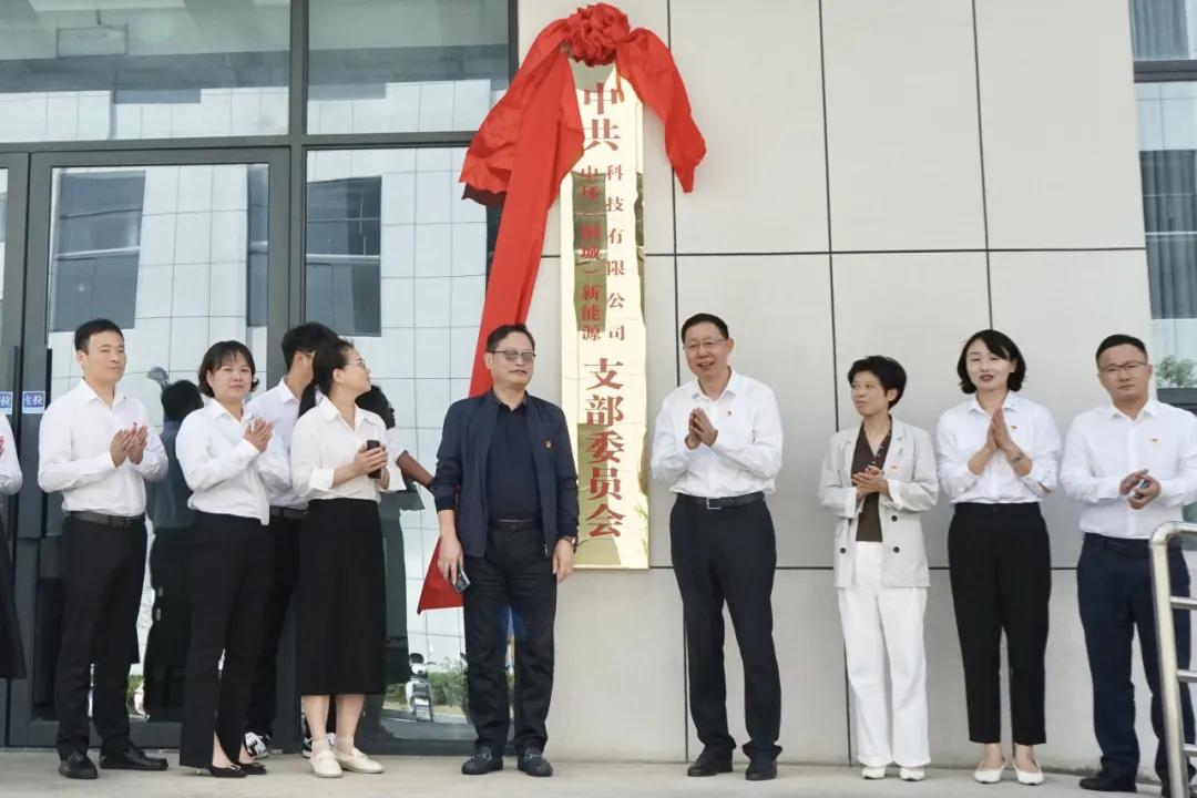 中共中环（桐城）od平台入口官网科技有限公司支部委员会成立大会暨揭牌仪式成功举行