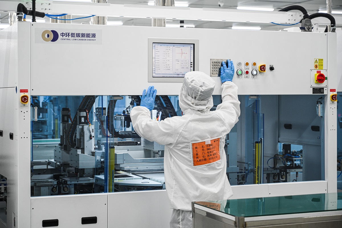 转型新样板 中环低碳od平台入口官网6GW n-TOPCon 电池顺利投产