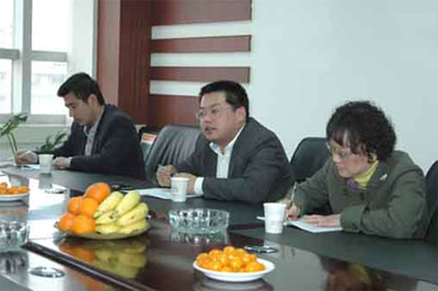 市经贸委及团市委领导一行前来我司调研工作小札